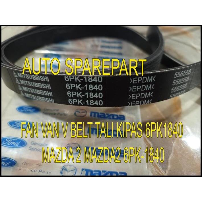 FAN VAN V BELT FAN STRAP 6PK1840 MAZDA 2 6PK-1840 !!!!!!
