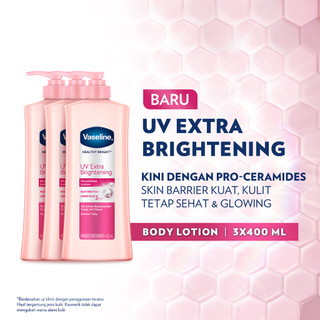 Vaseline Healthy Bright UV Brightening Lotion 400ml Triplepack
