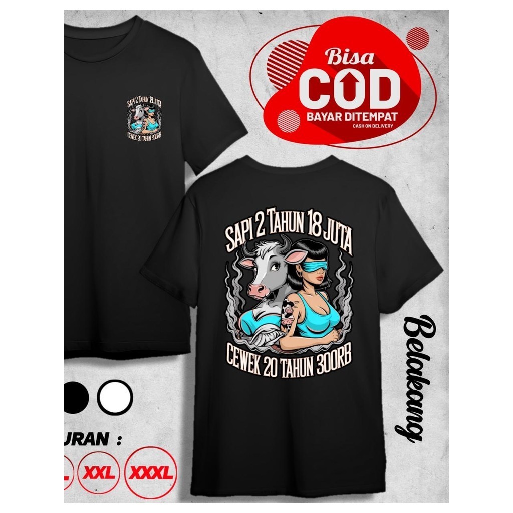 COW เสื้อยืด 2 ปี 18 MILLION GIRLS 20 ปี 300RB DB