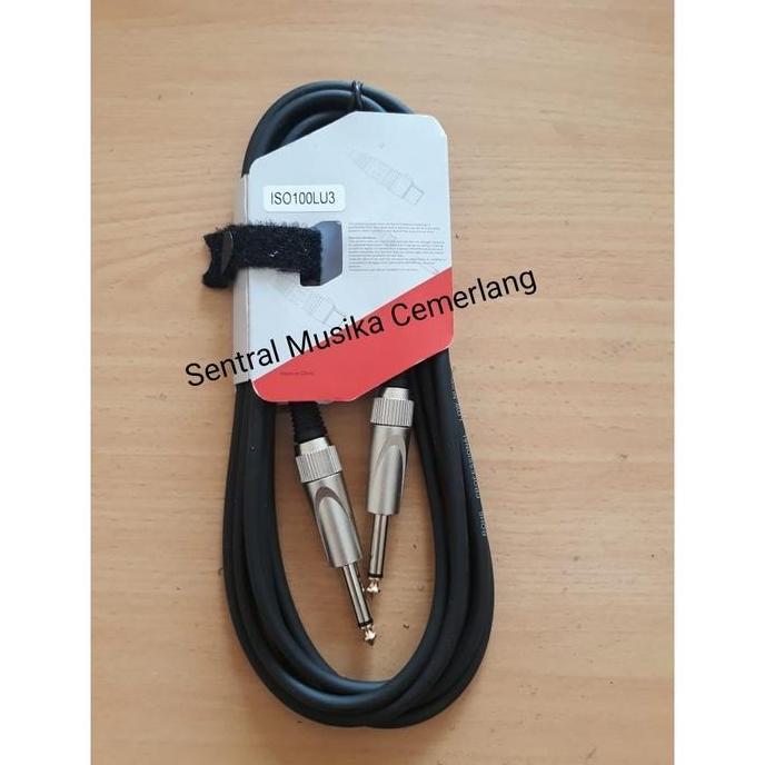 สายแจ็คกีตาร์คีย์บอร์ดเบส Mono Cable Beyer ISO100LU3 - 3 เมตร