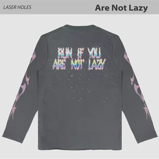 เสื้อยืด Rundawn Unisex Laser Holes – เสื้อยืดวิ่งแขนยาว • ไม่ใช่ขี้เกียจ