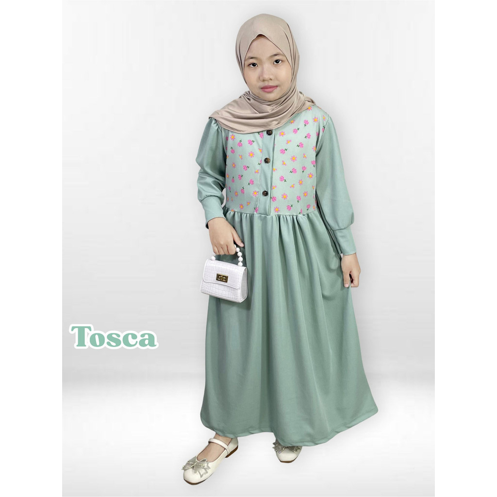 CKids ชุดเดรสเด็กผู้หญิงลาย Cheerful Floral Motif