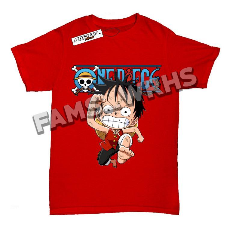เสื้อยืดเด็กการ์ตูน Viral One Piece Luffy Fm -09