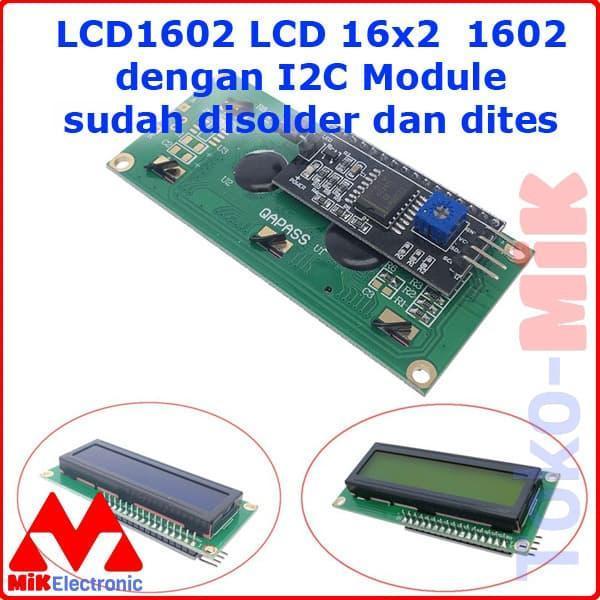 LCD 1602 LCD1602 16x2 LCD1602A และโมดูล I2C IIC ได้รับบัดกรีทดสอบ