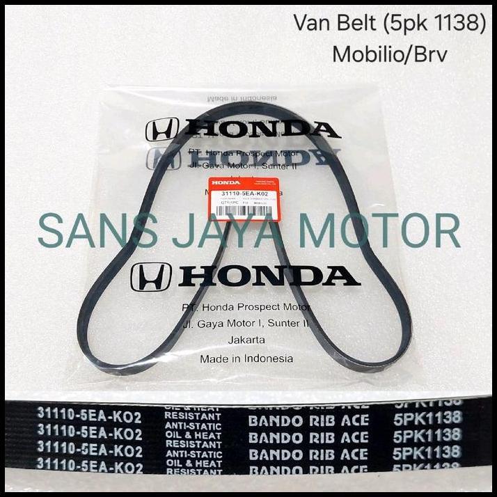 FAN BELT VAN BELT FAN BELT HONDA MOBILIO BRV ORIGINAL 5PK 1138 !!!!!!