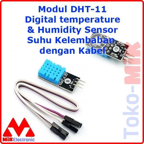 DHT11 DHT 11 DIGITAL TEMPERATURE และสายเคเบิลเซ็นเซอร์อุณหภูมิ