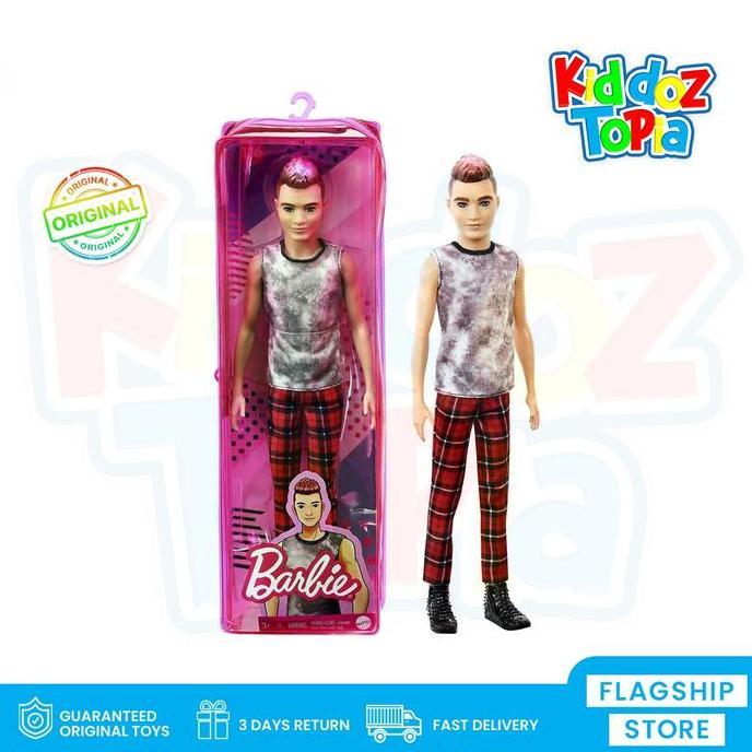 Mattel Barbie Ken Fashionistas Ken ของเล่นดั้งเดิม DWK44