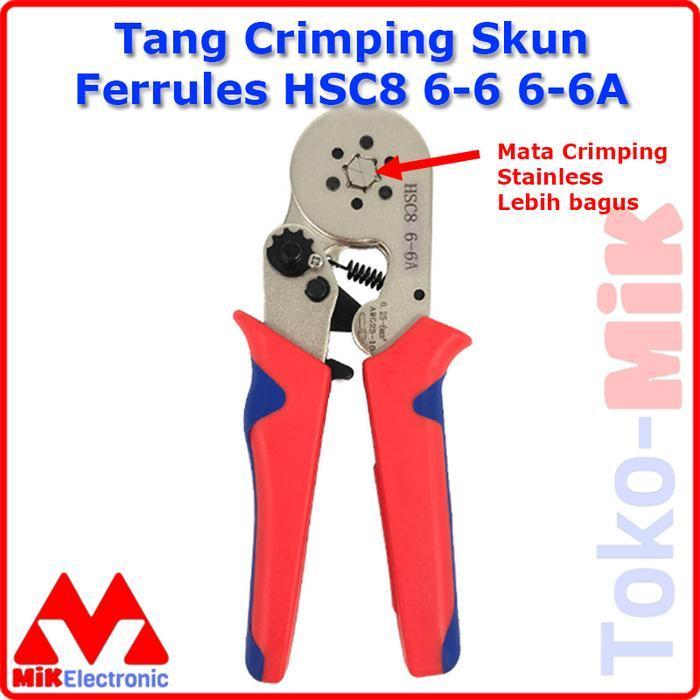 SKUN HSC8 6-6 AWG 23-10 CABLE END FERRULES