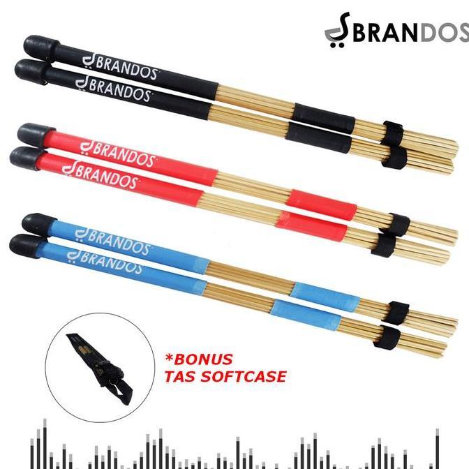 Stick Drum Brush Rod Dowel Rute Bamboo Stick STKD-22 BRANDOS