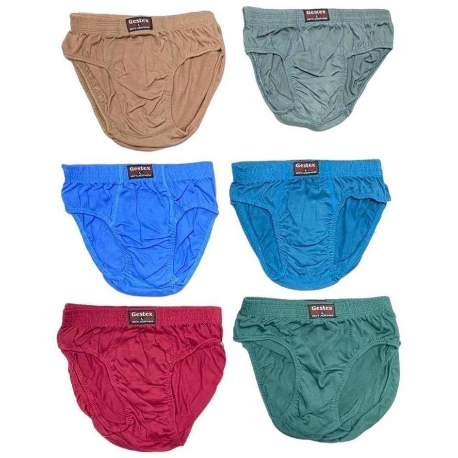 3 ชิ้นผู้ชาย Cd ชุดชั้นในชาย Gestex Original สบายวัสดุขนาด ML Xl 3L 4L 5L Sku - 023