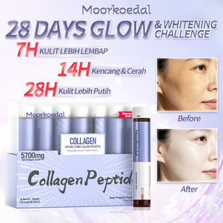 Moorkoedal Collagen Drink 5700mg Minuman Kolagen Mencerahkan Kulit Colagen Peptides Glowing Skin