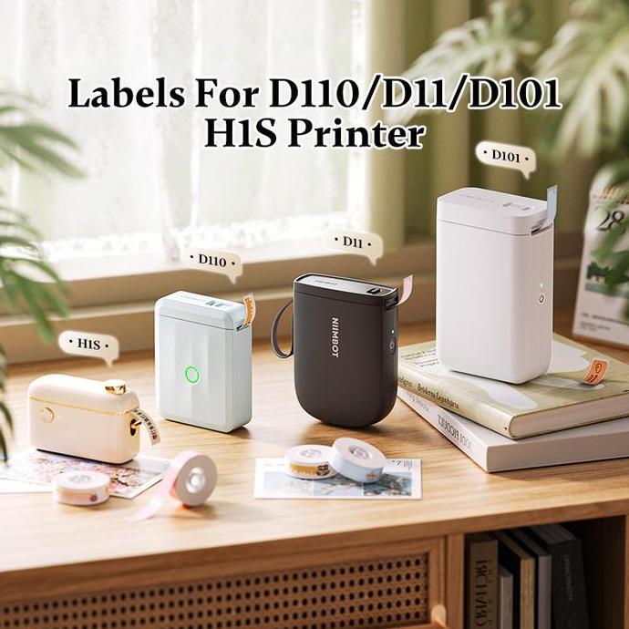 NIIMBOT D110/D11/D101 Cable Name Label Paper, Name Classification Sticker for Data Cable, HJ Electri