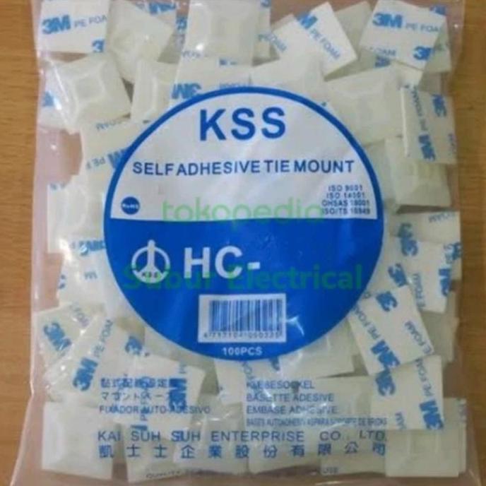 KSS TIE MOUNT HC-101/HC-102/HC-103 SELF TIE MOUNT 3M ADHESIVE