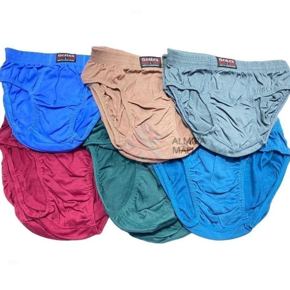 3 ชิ้นผู้ชาย Cd ชุดชั้นในชาย Gestex Original สบายวัสดุขนาด ML Xl 3L 4L 5L Sku - 015 ใหม่