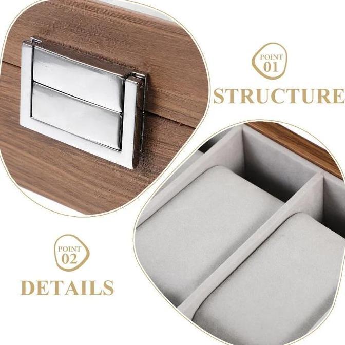 LuWei Watch Storage Organizer กล่องนาฬิกา 6 ตาราง - SKW147