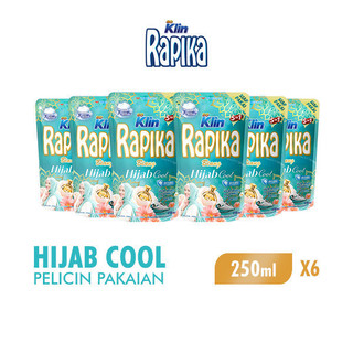Rapika Biang Pewangi Pakaian Hijab Pouch 250 ml x6