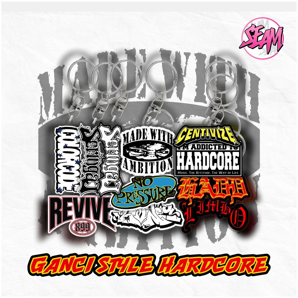 ใหม่ล่าสุด COOL HARDCORE STYLE KEYCHAIN LAATEST HARDCORE STYLE KEYCHAIN REVIVE DAGG MIDLE STYLE HARD