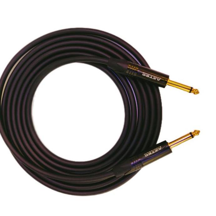 Mogami 2524 Jack TS 6.5 aztec gold original สายกีต้าร์ 5 เมตร