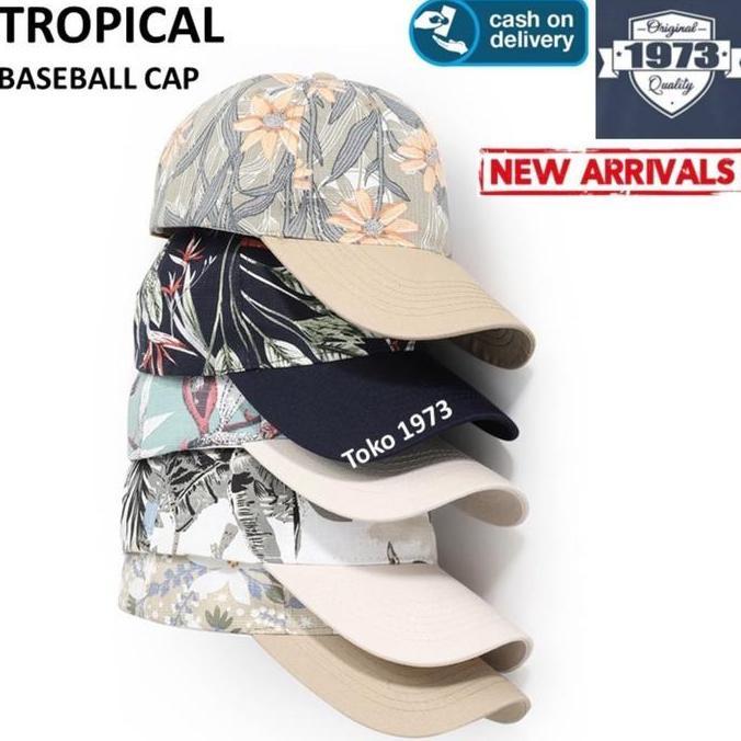 หมวกเบสบอล : TROPICAL CAP - Baseball Cap Mens Cap Womens Cap Outdoor Sports Cap
