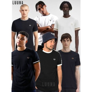 Luunashop Kaos Basic Pria Freed Pery Classic Ringer Tee