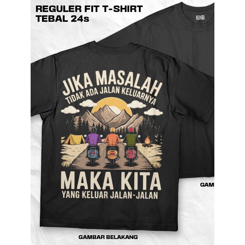 Plus62 Distro - เสื้อยืดพรีเมี่ยมหนา 24s ดั้งเดิมพร้อมการเขียน/คํา Cool Viral - ED0421