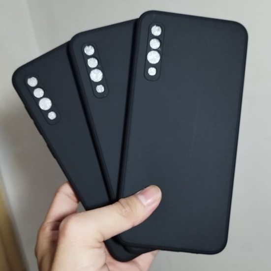 Samsung A50 A50S A30S Case Softcase BLACK MATTE CAMERA PROTECTION Case Casing Hp Samsung A50 A50S A3