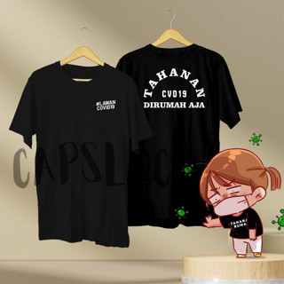 เสื้อยืด ลาย Against COVID 19 CORONA Prisoners COMBED 30S สําหรับผู้ชาย ผู้หญิง