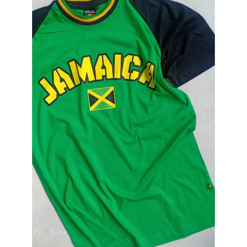 เสื้อยืด ลาย Jatimaika kaos jamaica Bob Marley baju reggae rege ของแท้