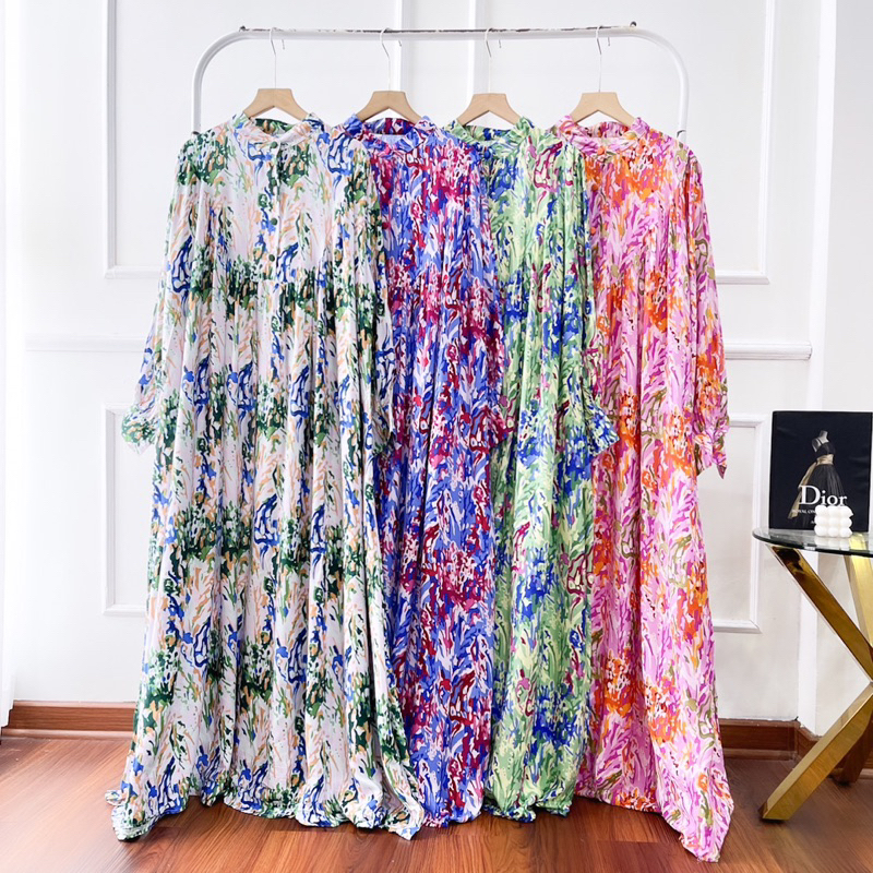 KAREN SWING PATTERN DRESS