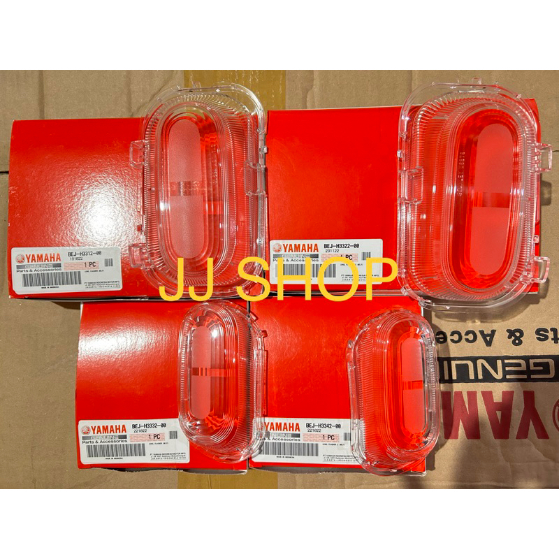 กระจกไฟเลี้ยว / ไฟเลี้ยว Mica / เลนส์ Flasher Fazzio Neo & Lux Original Yamaha อะไหล่แท้ BEJ