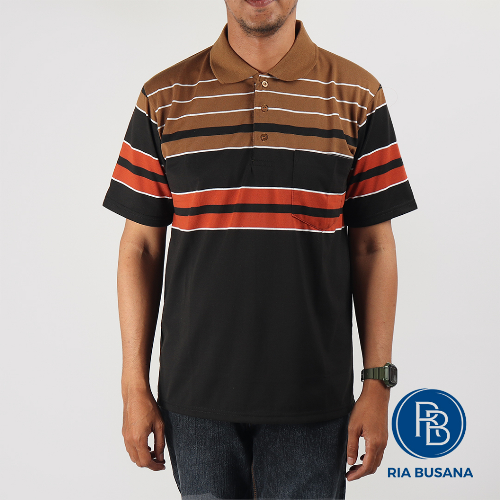 Ria Busana - Yale - ศิลปะเสื้อยืดคอปกผู้ชายสําหรับผู้ใหญ่ 8255