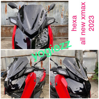 กระจกกันลม hexA all new xmax 2023 visor xmax hexA