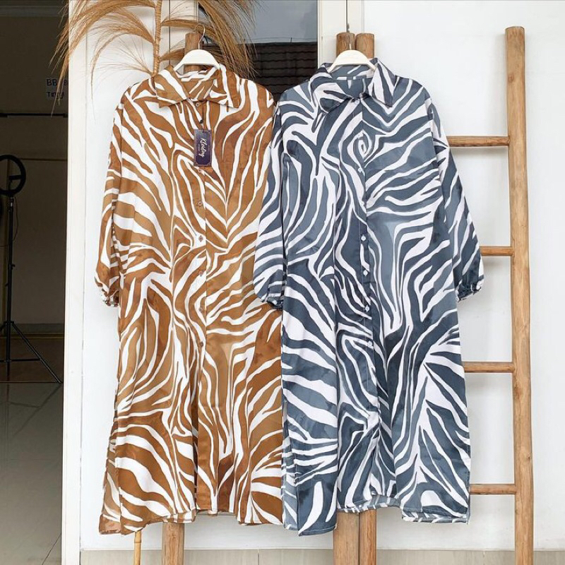 ZIBRA TUNIC SET 2 ชิ้น (การ์ตูนปราบ*+สะสม)