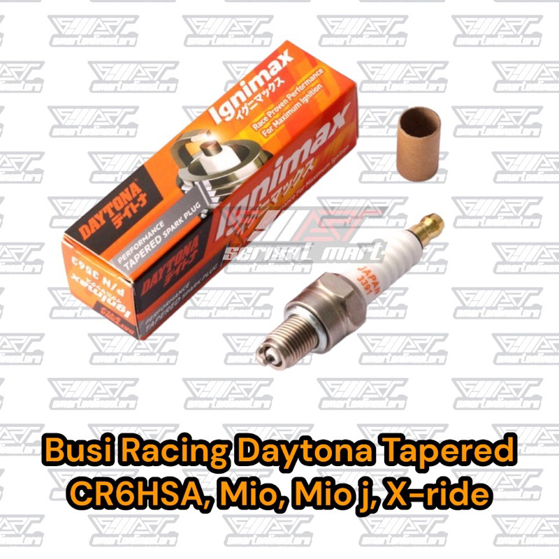 RACING SPARK PLUG DAYTONA TAPER CR6HSA, Mio, Mio j, X-ride ETC 3391