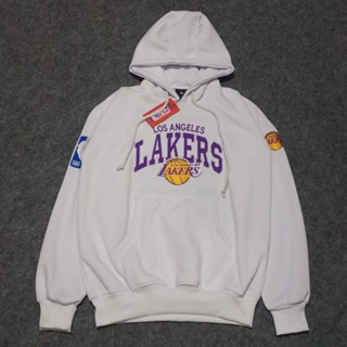 เสื้อกันหนาว มีฮู้ด ลาย NBA PREMIUM UNISEX PULL LEBEL+TAG WASH - HOODIE