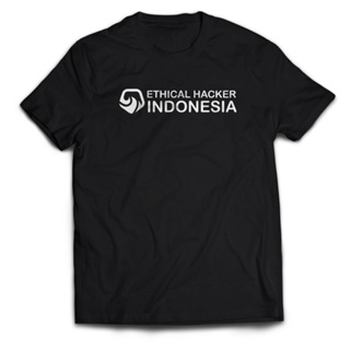 เสื้อยืด พิมพ์ลายโลโก้ ETHICAL HACKING INDONESIA Hacker สําหรับผู้ชาย และผู้ใหญ่