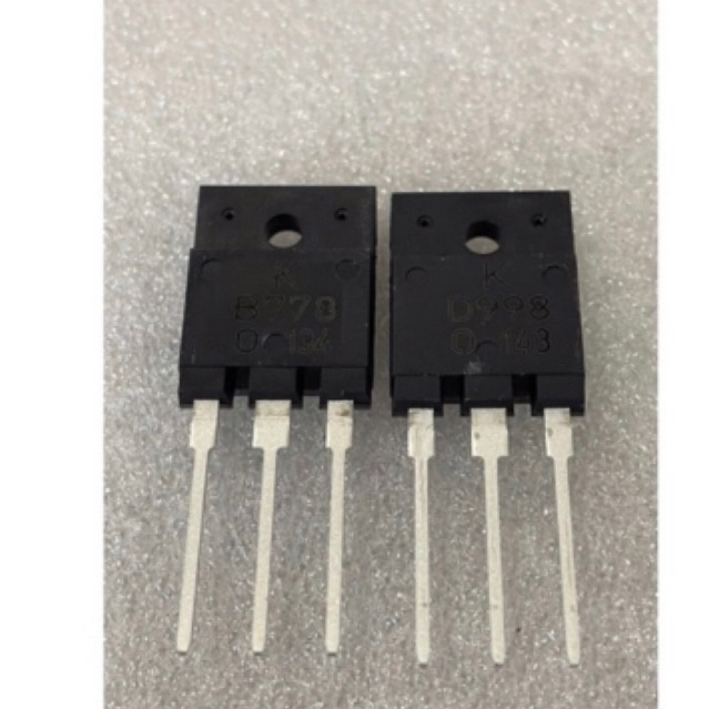 ทรานซิสเตอร์ B778 D998 SET Original KEC