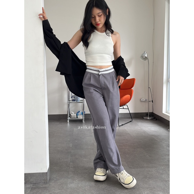 ASOKA Vienna Pants 2158 - กางเกงผู้หญิง - กางเกงอินเทรนด์ - Culottes