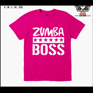 เสื้อยืด Zumba BOSS COMBED 30S DISTRO สําหรับผู้ชาย ผู้หญิง