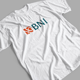 เสื้อยืด พิมพ์ลาย Bni BANK CUSTOM DESIGN COMBED 30S DISTRO สําหรับผู้ชาย ผู้หญิง