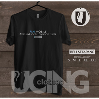 เสื้อยืดลําลอง แขนสั้น คอกลม พิมพ์ลาย Pln Mobile เข้าถึงง่าย