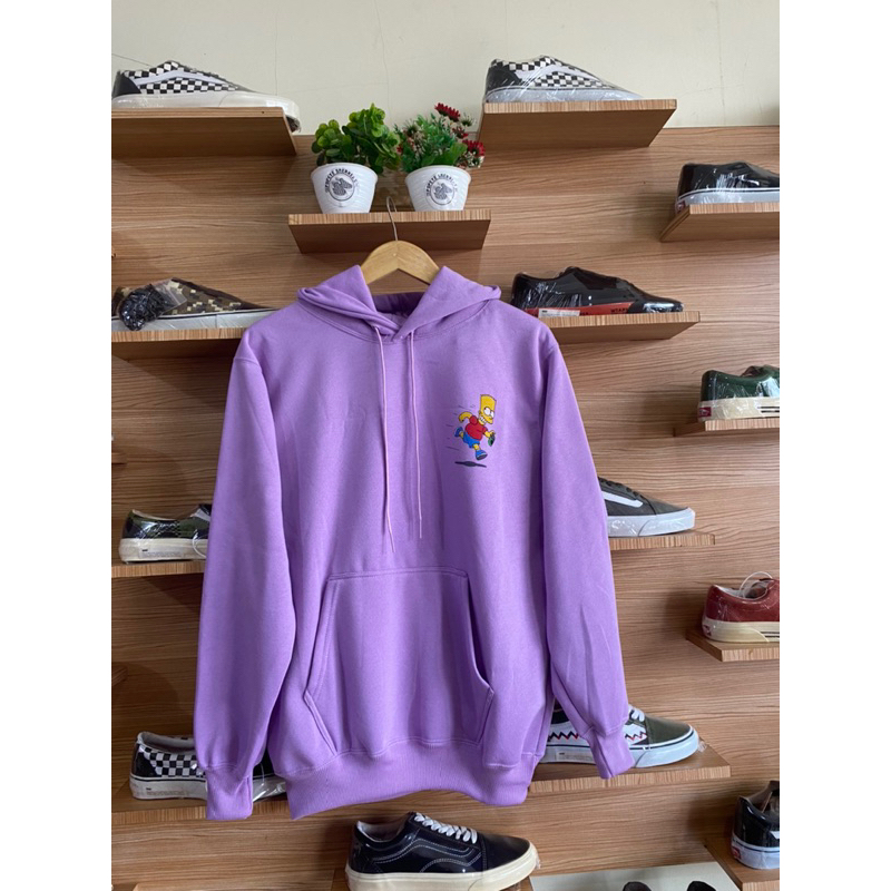HM SIMSONS WHATEVER LILAC HOODIE
