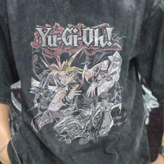 Yugioh เสื้อยืด โอเวอร์ไซซ์ ลายการ์ตูนอนิเมะมังงะ อนิเมะ YuGiOh พรีเมี่ยม