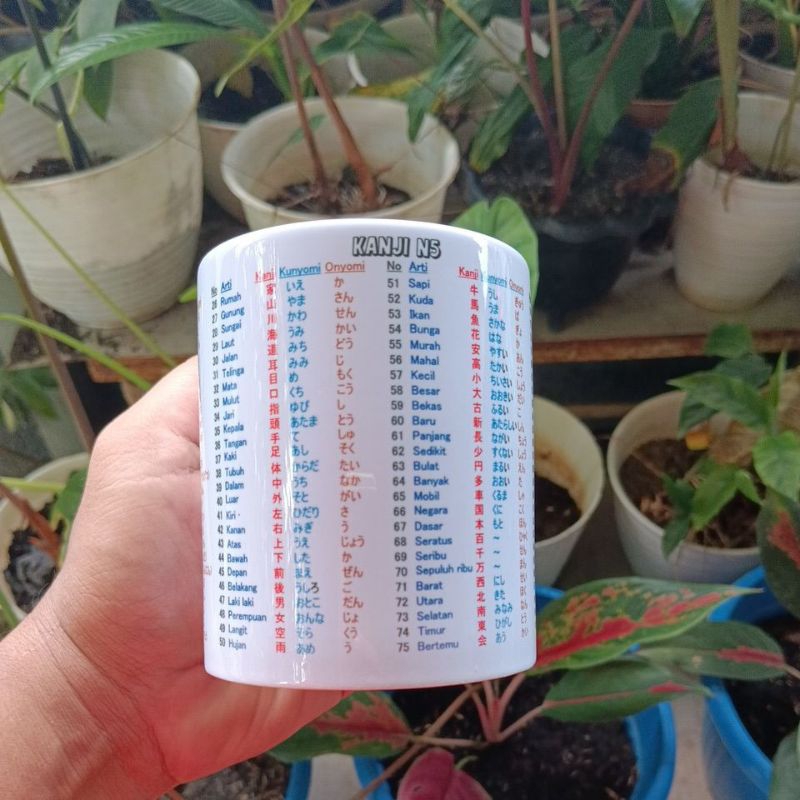 แก้วคันจิ N5********