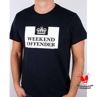 เสื้อยืด พิมพ์ลาย Weekend OFFENDER COMBED 30S DISTRO สําหรับผู้ชาย ผู้หญิง