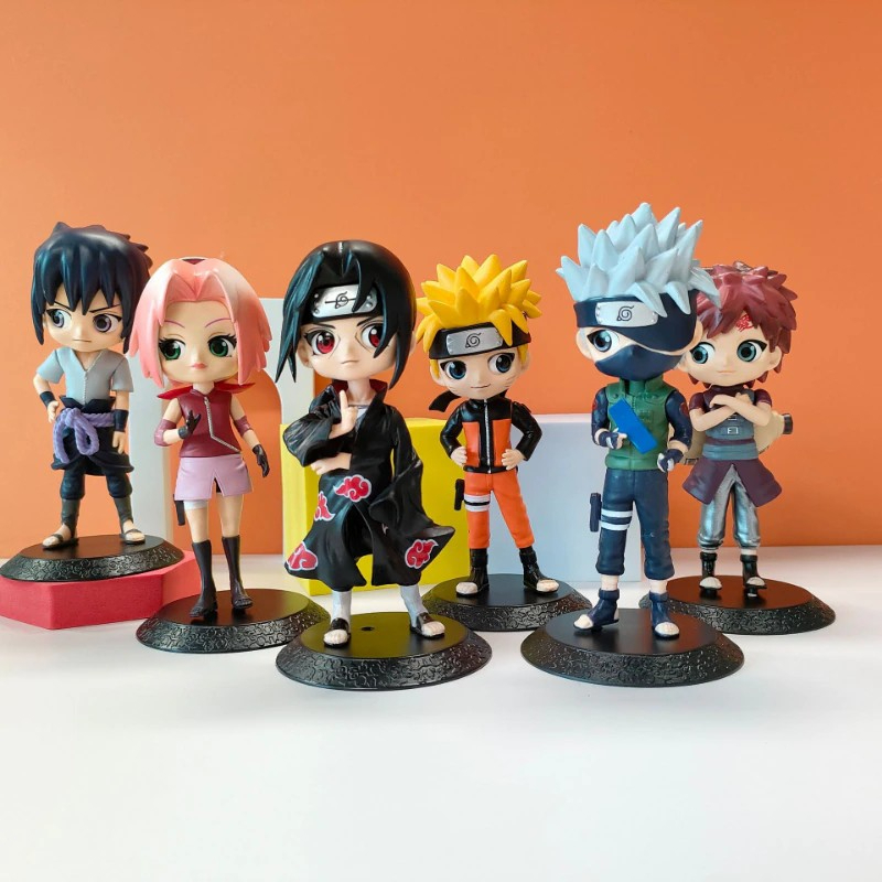 รูป Naruto Sasuke Kakashi Naruto Shippuden Qposket KW 15.5 ซม