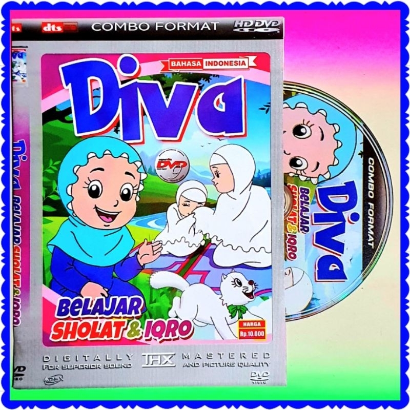 ฟิล์มเพื่อการศึกษา CASSETTE สําหรับกล้ามเนื้อและ IQRO-DIVA KASET-ISLAMIC CHILDRENS EDUCATIONAL KASET