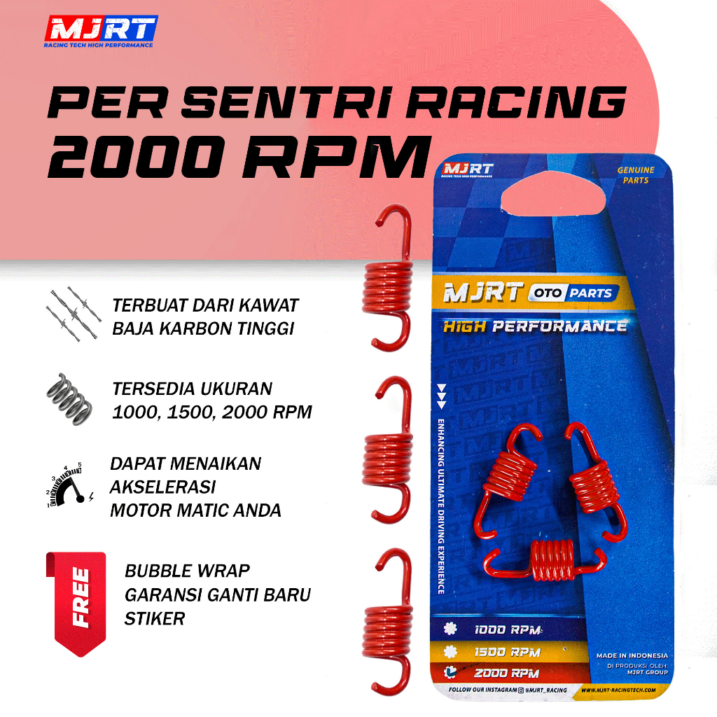 PER SENTRY 2000 RPM ALL TYPE MOTORCYCLE MATIC MJRT RACING