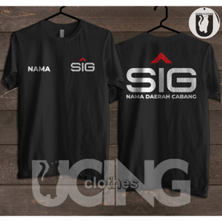 เสื้อยืด พิมพ์ลายโลโก้ SIG Semen Indonesia Distributions สําหรับผู้ชาย