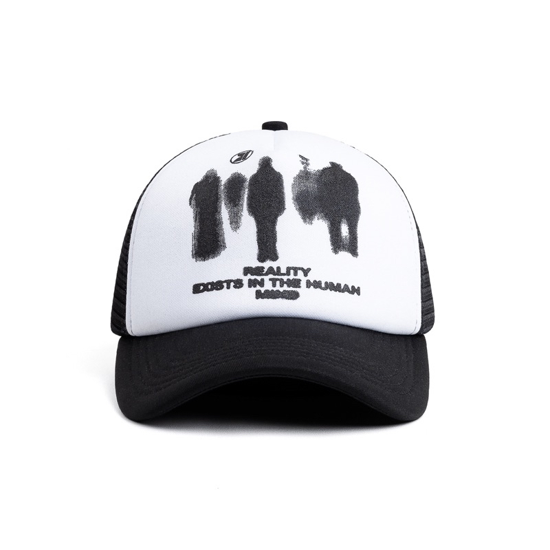 KEEPFS | หมวก Trucker สีขาว สีดํา | ความเป็นจริง